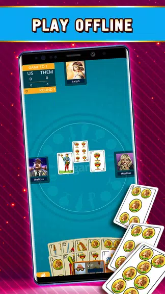 Tute Offline - Card Game Capture d'écran 4