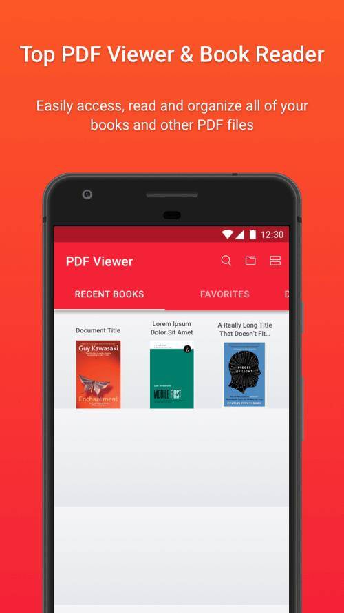 PDF Viewer & Book Reader Tangkapan skrin 1