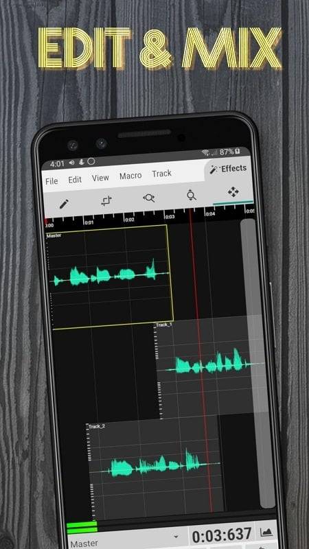 WaveEditor Record & Modifier Capture d'écran 2