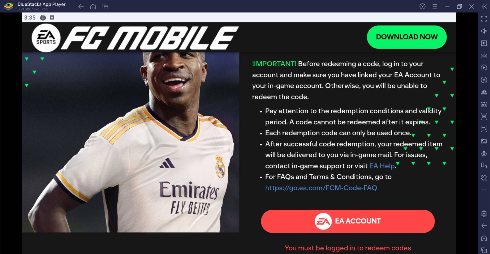 EA SPORTS FC™ Mobile足球游戏-所有可用的兑换码 2025年1月