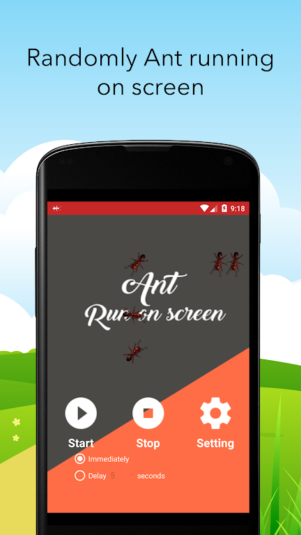 Ant Run on Screen Prank Captura de tela 1