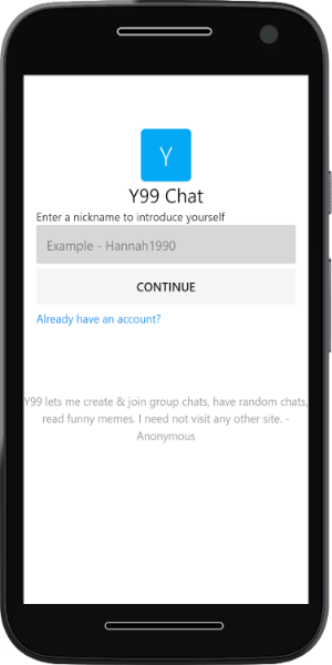 Y99 Chat - Your friend finder Captura de tela 3