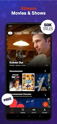 Tubi: Free Movies & Live TV Screenshot 1