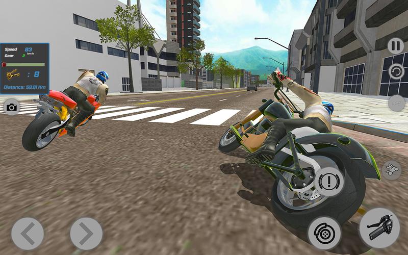 Motorbike Rush Drive Simulator Schermafbeelding 4