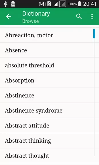 Psychology Dictionary Offline ภาพหน้าจอ 1