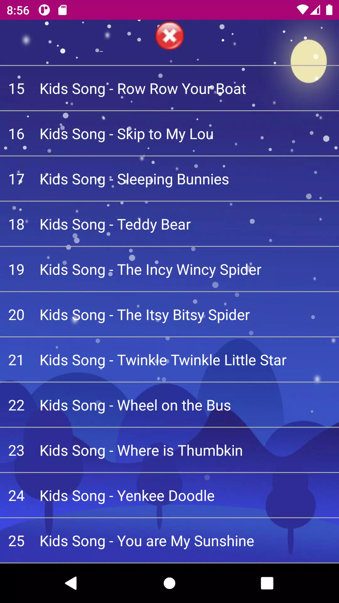baby songs - nursery rhymes Screenshot 1