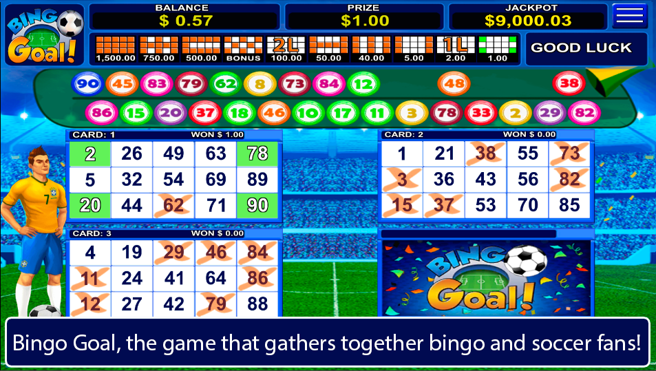 Bingo Goal - Video Bingo Captura de tela 1