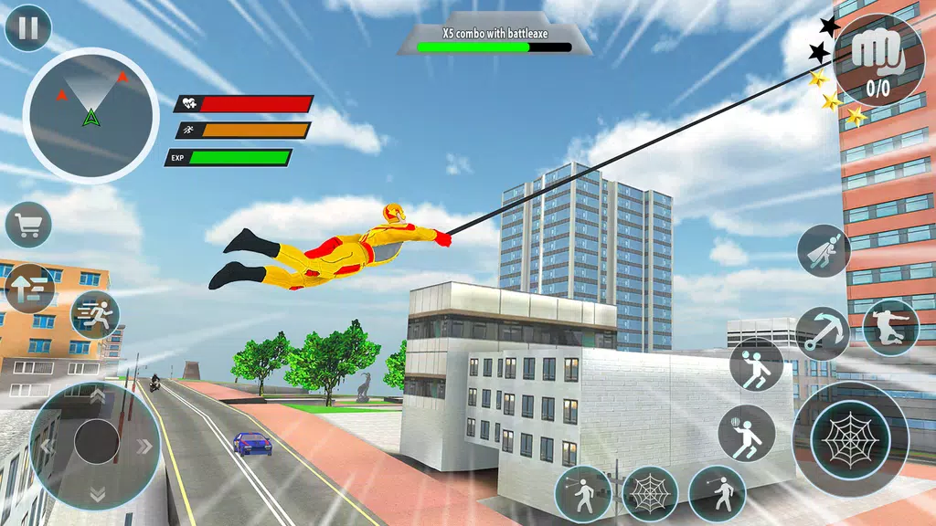 Police Robot Rope Hero Game 3d Ekran Görüntüsü 3