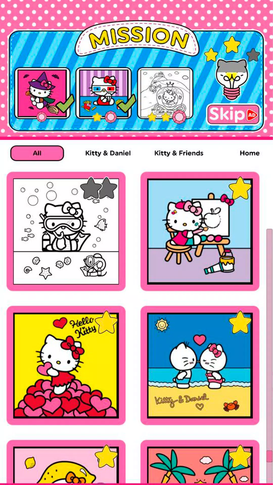 Hello Kitty: Coloring Book Ekran Görüntüsü 2