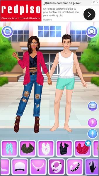 College Girl & Boy Makeover Zrzut ekranu 2