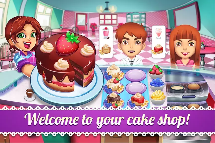 My Cake Shop: Candy Store Game ဖန်သားပြင်ဓာတ်ပုံ 1