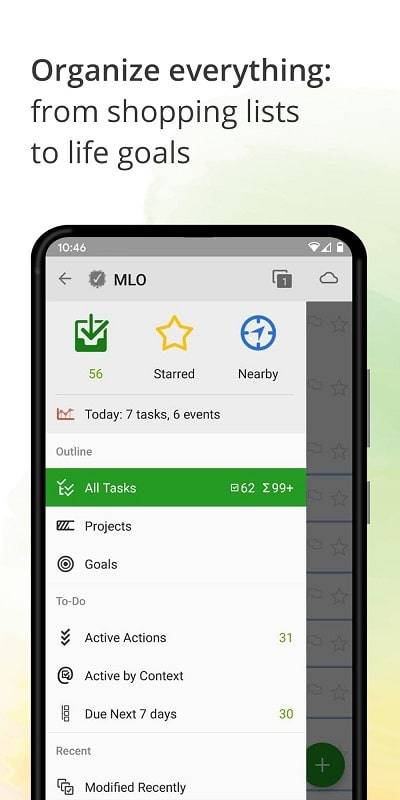 MyLifeOrganized: To-Do List Ekran Görüntüsü 1