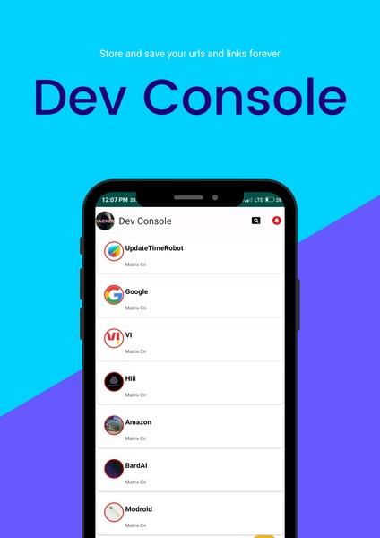 Dev Console Screenshot 3