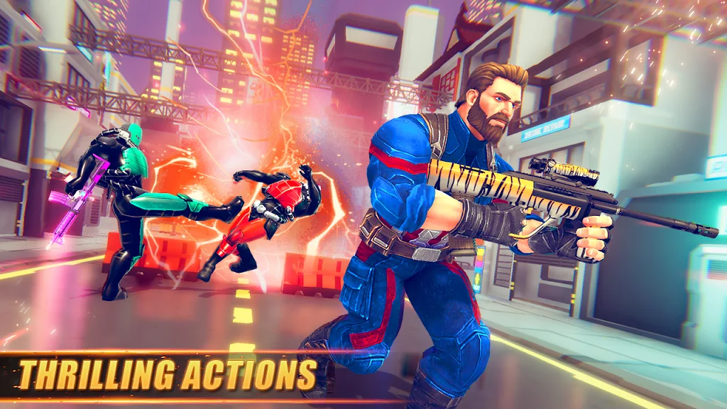 Superhero FPS Shooting Battles Screenshot 1