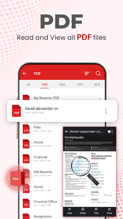 All Document Reader PDF Reader应用截图第2张