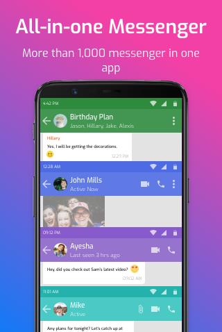 Messenger for Messages Lite Скриншот 1