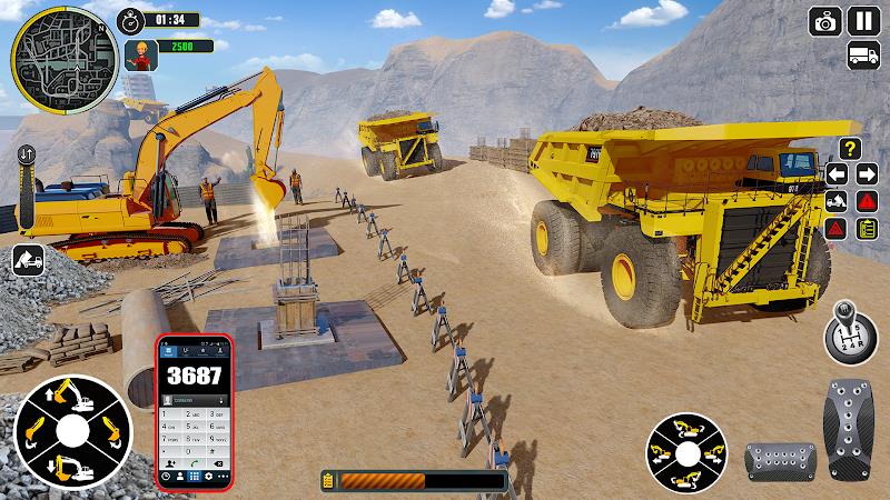 Excavator Truck Simulator Game Ảnh chụp màn hình 4