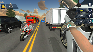 Endless Moto Traffic Racer 3D Captura de tela 4
