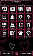 Glitter Hearts Wallpaper Captura de pantalla 2