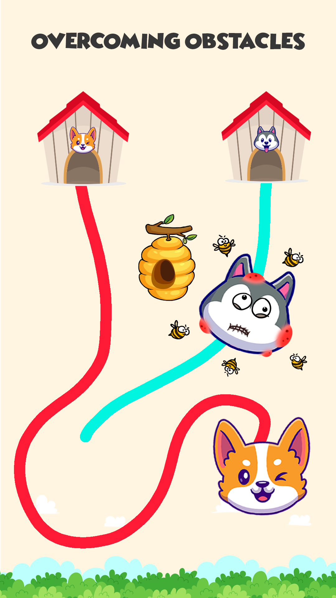 Dog rush: Draw to save games スクリーンショット 4