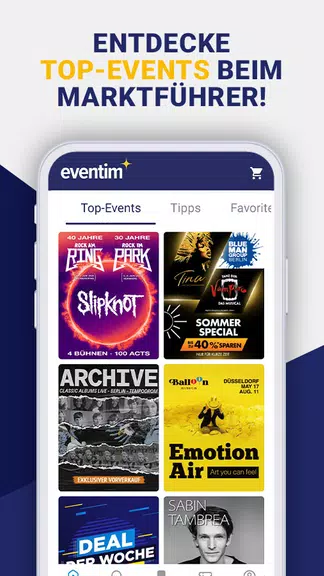 EVENTIM DE: Tickets for Events Ekran Görüntüsü 1