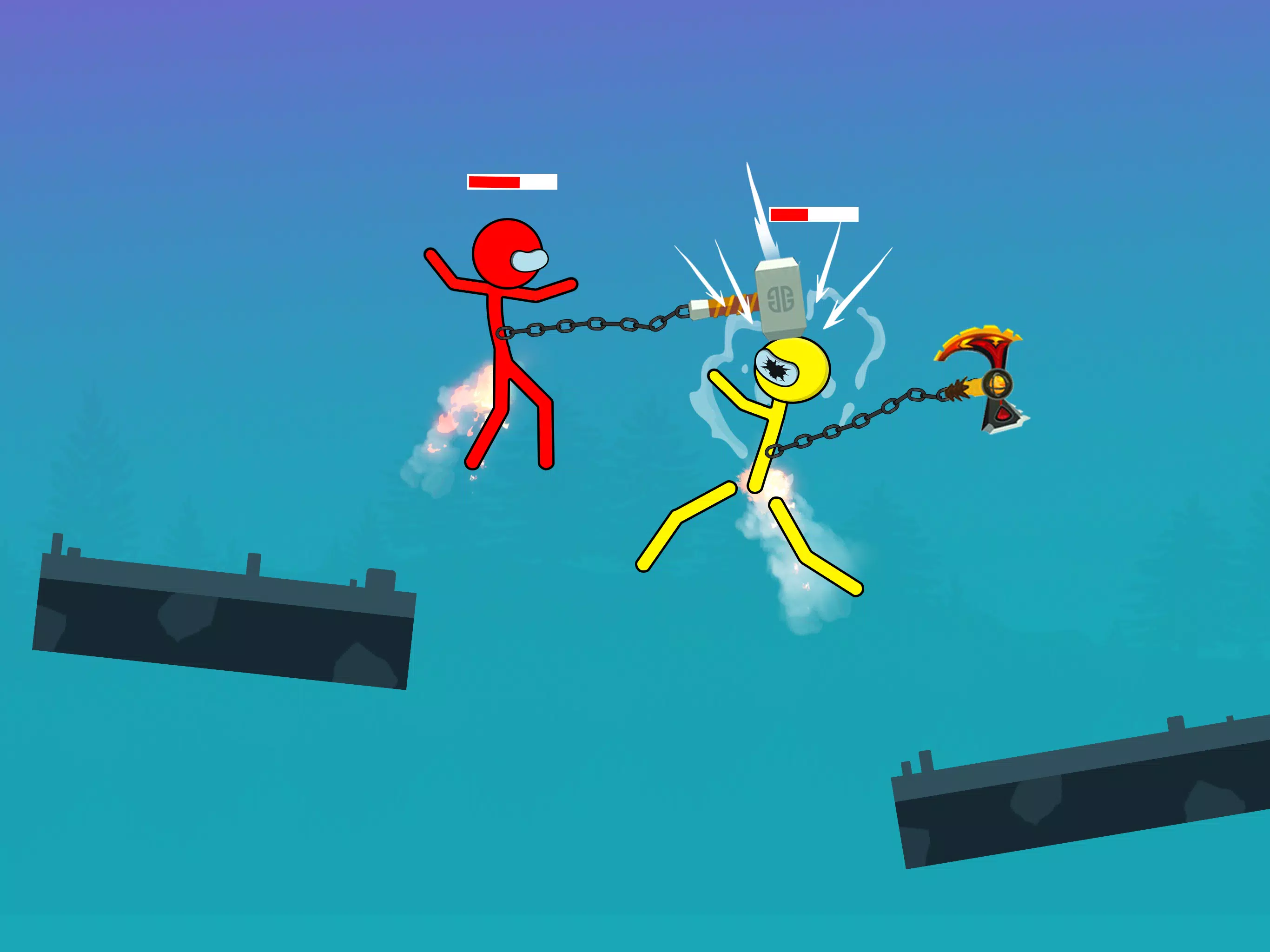 Stick Hero Stickman Smasher Скриншот 2