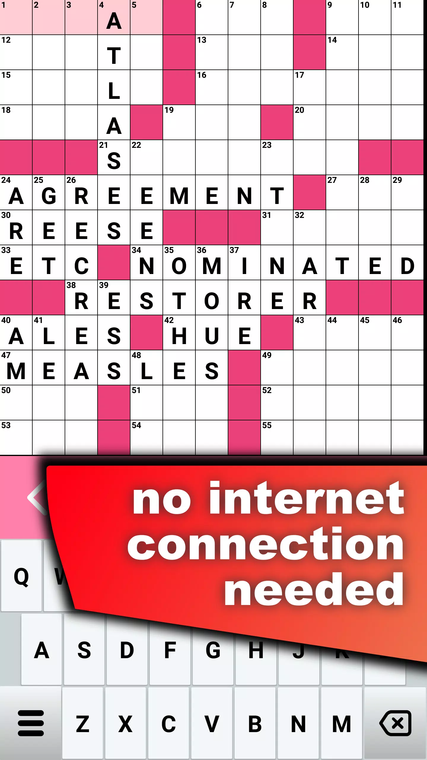 Crossword Puzzle Screenshot 3