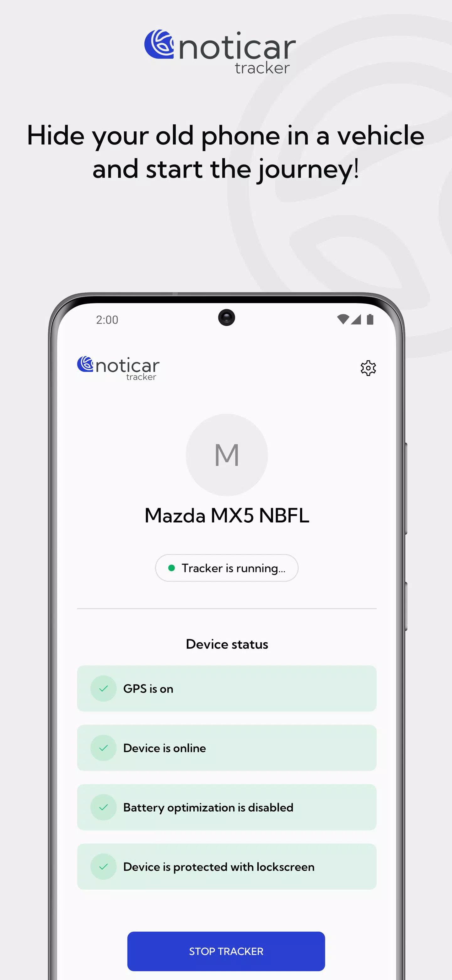noticar tracker Capture d'écran 2