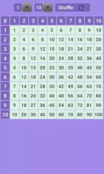 Multiplication Table: Math Screenshot 2