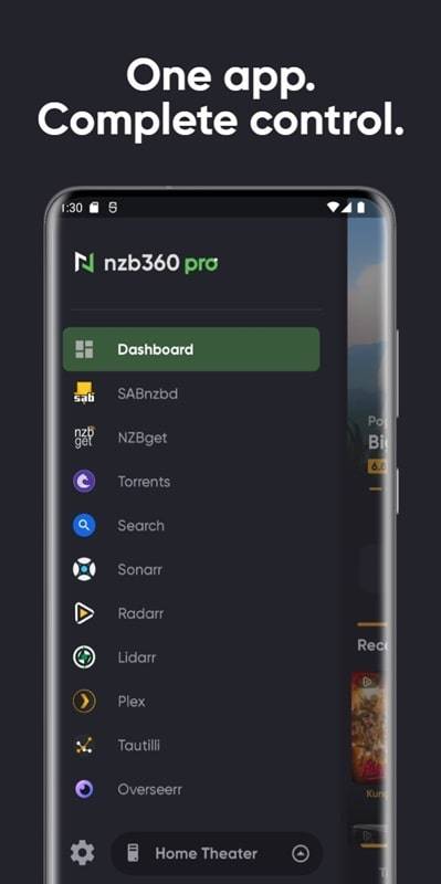 nzb360 - Sonarr / Radarr / SAB Capture d'écran 3