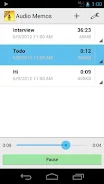 Audio Memos Free應用截圖第2張