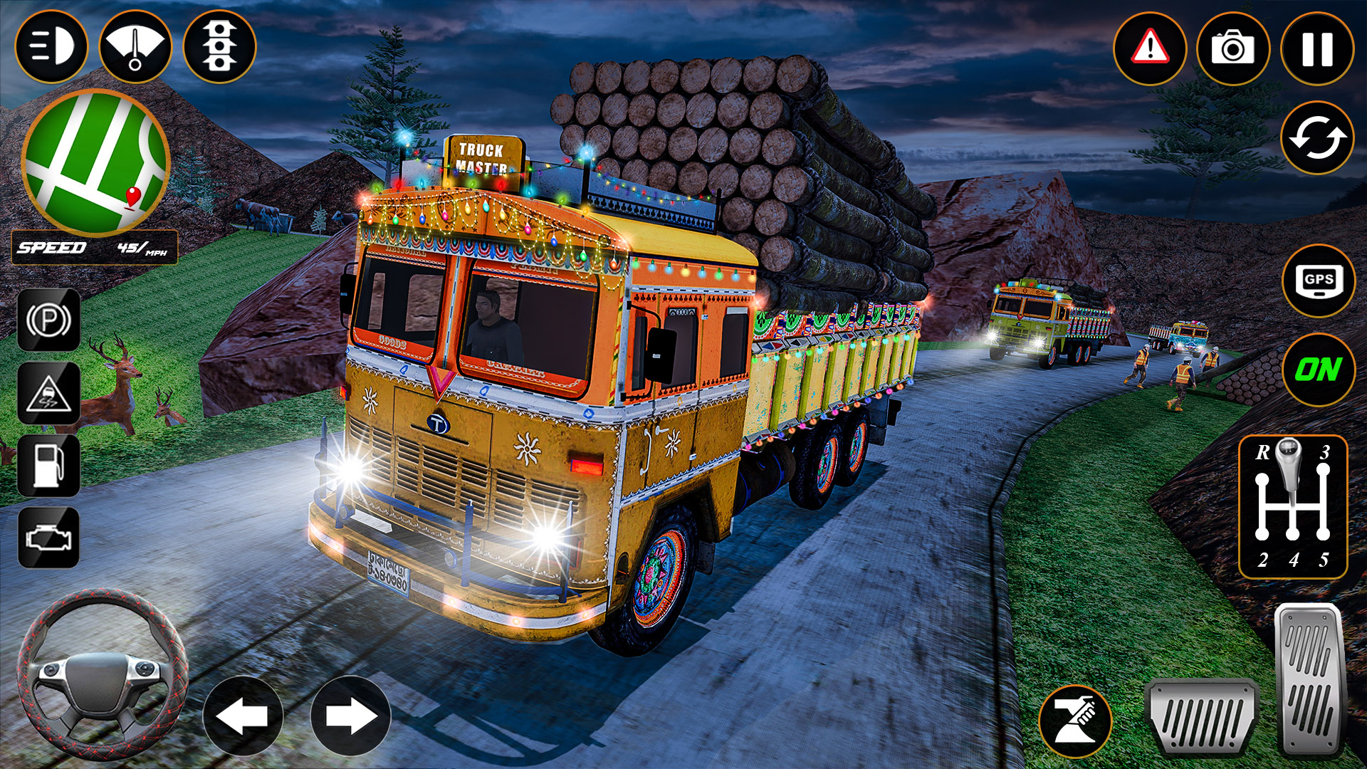 Crazy Truck Driving:Truck Game Captura de pantalla 1