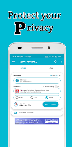 IZPH VPN PRO Captura de pantalla 3