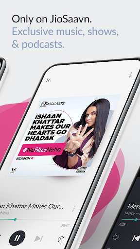 JioSaavn - Music & Podcasts Скриншот 1