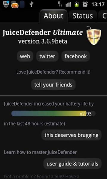 JuiceDefender Capture d'écran 2