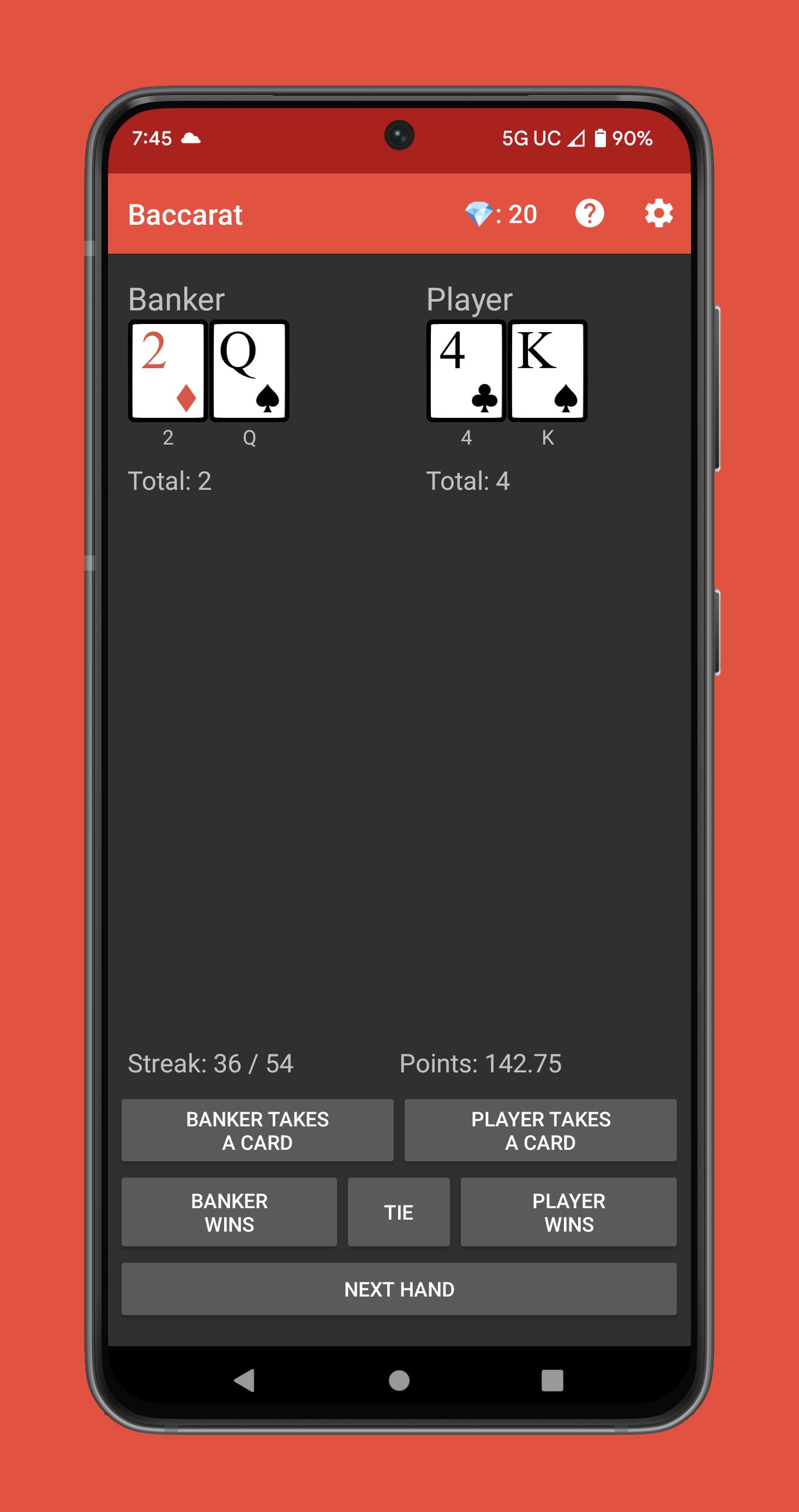 Learn Baccarat Capture d'écran 1