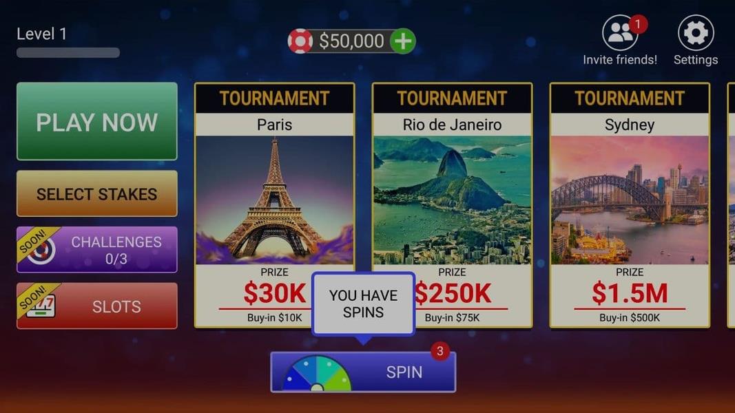 Poker Offline - Free Texas Holdem Poker Games Screenshot 1