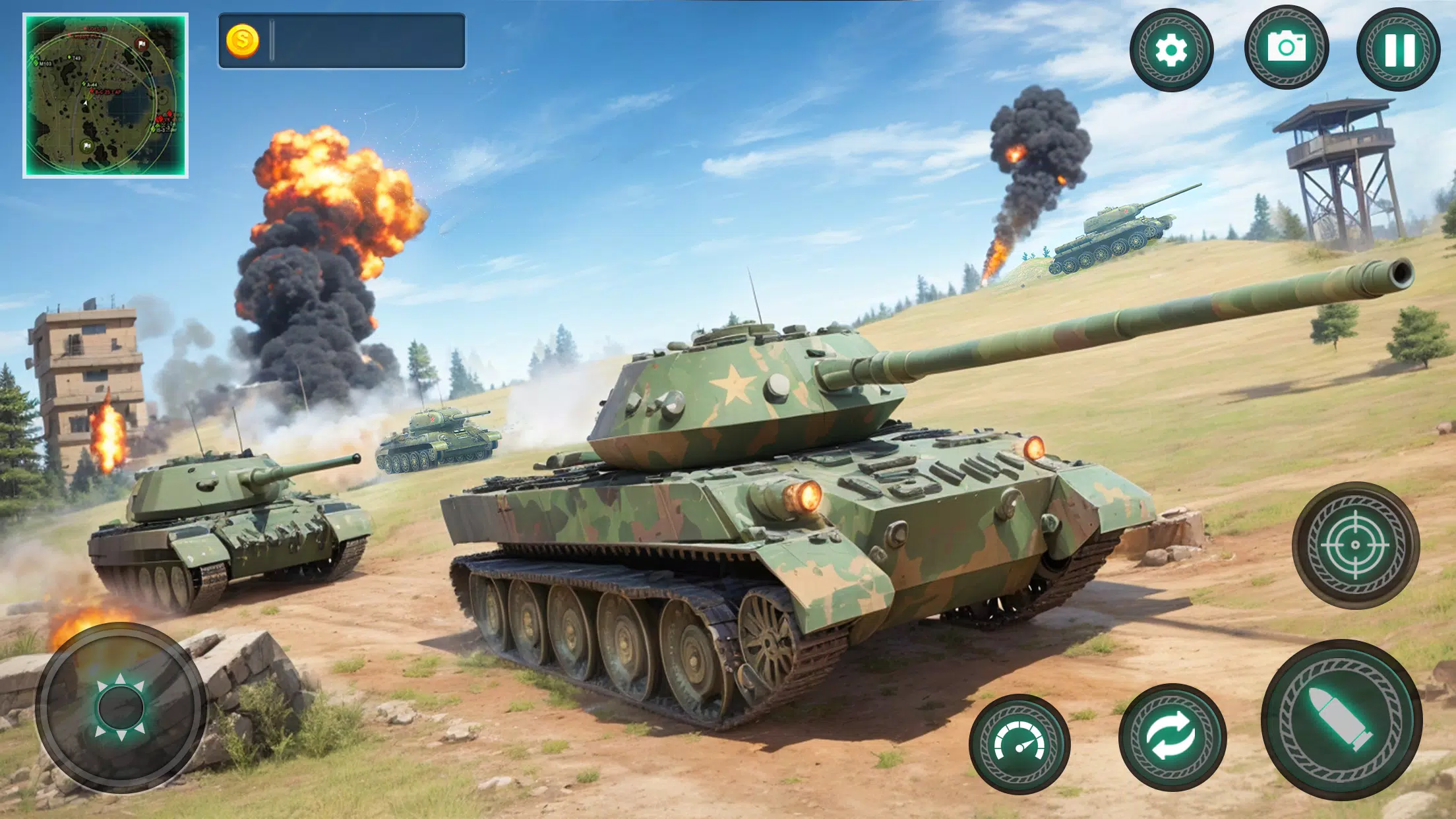 Military Tank War Machine Sim スクリーンショット 2