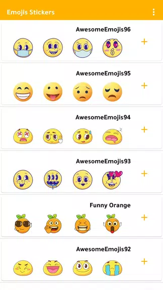 Emoji Stickers WASticker Captura de pantalla 1