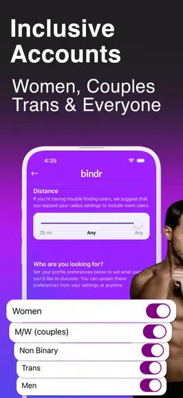 Bindr: Bisexual Dating & Chat应用截图第3张