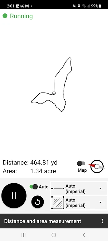 Distance and area measurement Ekran Görüntüsü 2