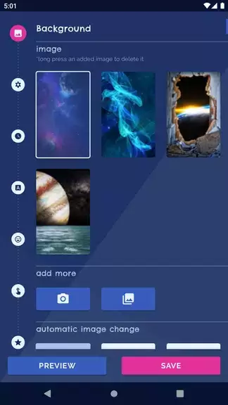 Galaxy Universe Live Wallpaper Screenshot 1