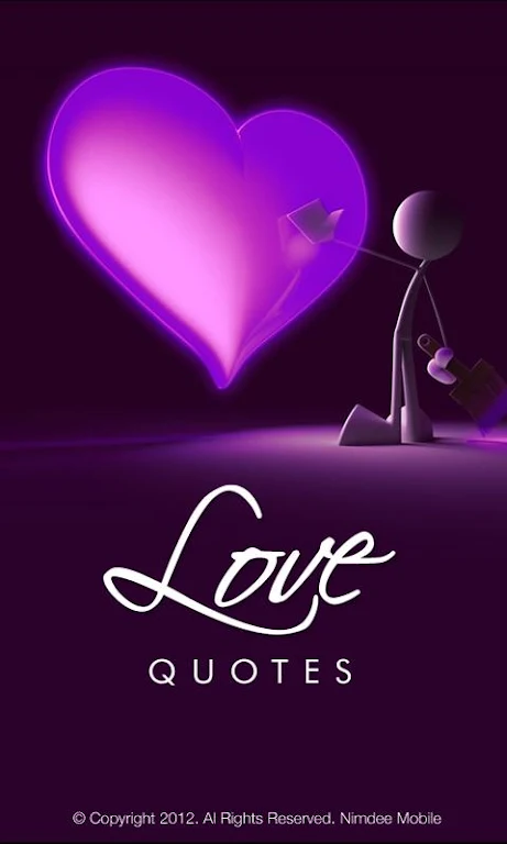 Love and Romance Quotes Captura de tela 1