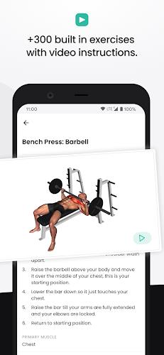 FitHero - Gym Workout Tracker Captura de tela 4