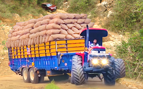 Tractor Trolley Farming Games Captura de pantalla 1