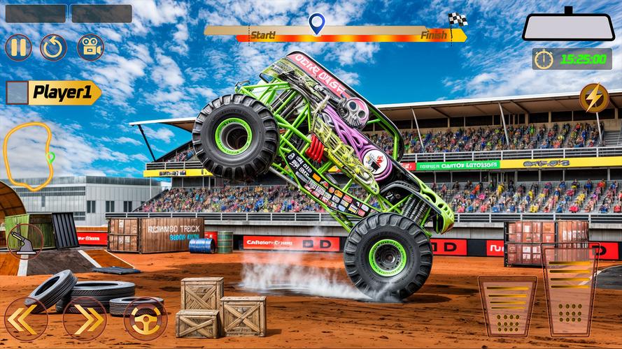 Monster Truck: Derby Games Captura de pantalla 2