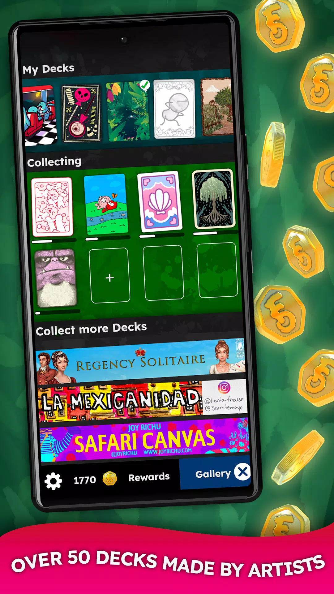 FLICK SOLITAIRE - Cozy Cards Screenshot 4