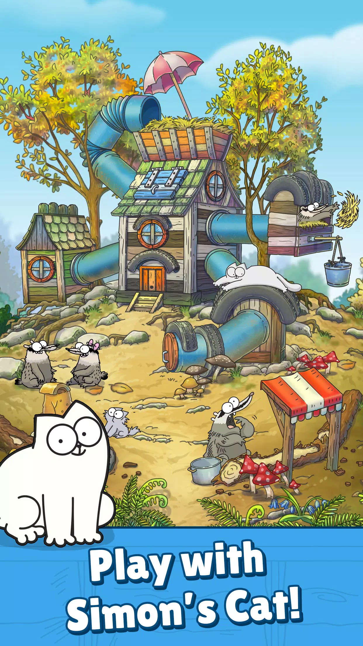 Simon's Cat Match! Ekran Görüntüsü 1