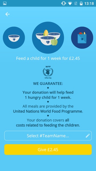 ShareTheMeal Screenshot 1