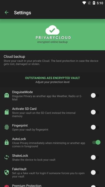 Protéger Photos Vidéos PRIVARY Capture d'écran 2